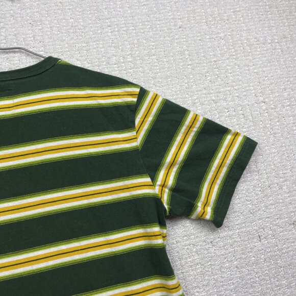 VANS Mesa Verde T-Shirt Boys XL Striped Yellow / Green Skater Surf Mountain - Picture 13 of 15